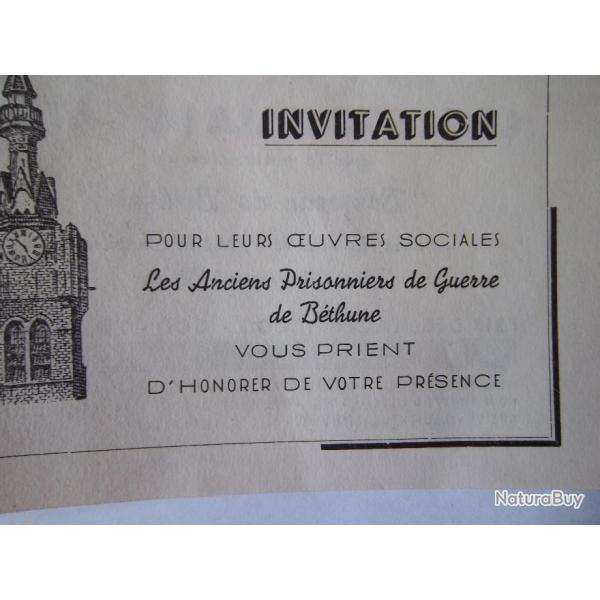 document collection Bthune 1959 anciens prisonniers de guerre