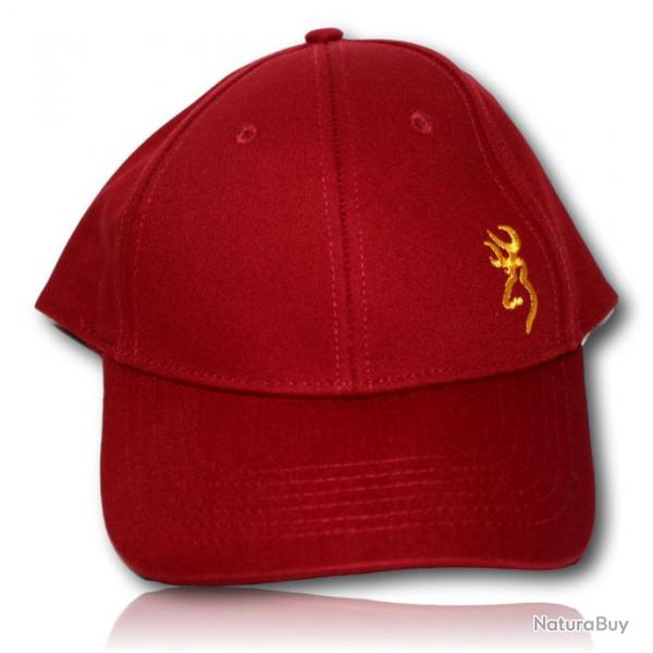 CASQUETTE BROWNING ROUGE FONCE