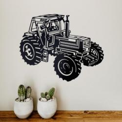 DECORATION MURALE (60cm) en FER. TRACTEUR FIAT