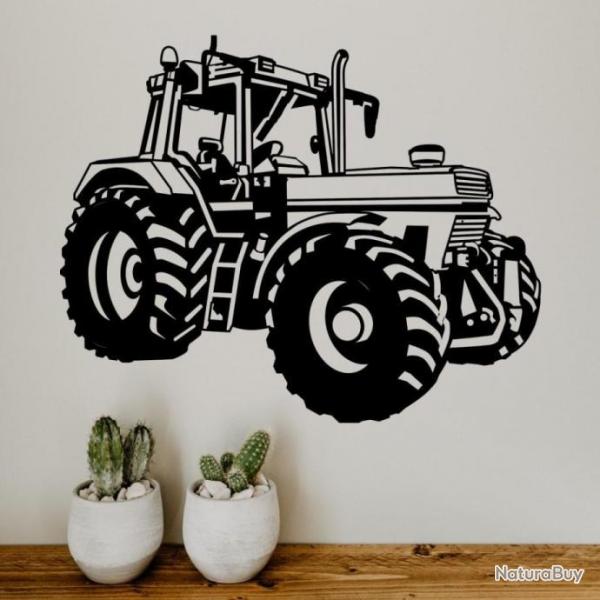 DECORATION MURALE (60cm) en FER. TRACTEUR IH 1455 XL