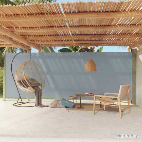 Auvent paravent store brise-vue latral rtractable de patio jardin terrasse balcon protection visu