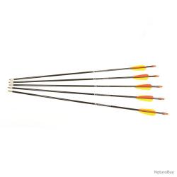 Lot de 5 flèches 26" en fibre de verre