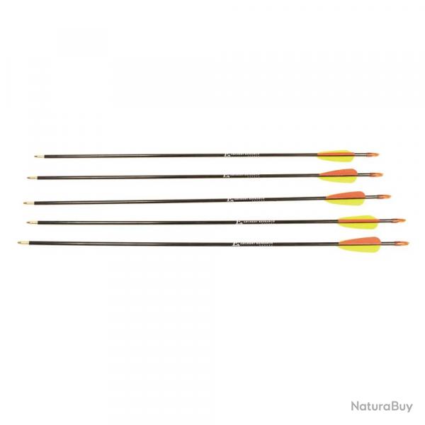 5 flches 26" pour tous types d'arcs fibre de verre HQ 68cm