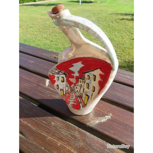 VINTAGE - Carafe  liqueur de marque Garnier - Enghien - France  (Vers 1950-60)