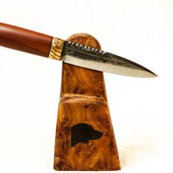 Couteau artisanal forgé, fabrication française (6)