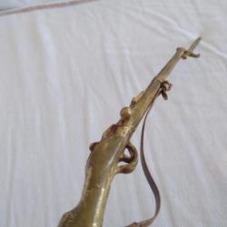 Fusil miniature chassepot en bronze doré