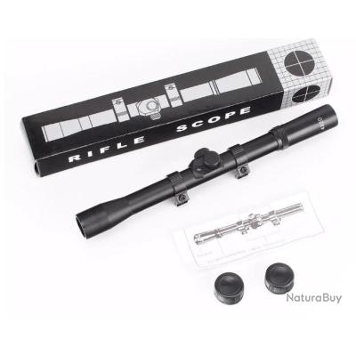 Lunette Viseur 3-7x20 – Pour Carabine Airsoft, 22LR, Chasse