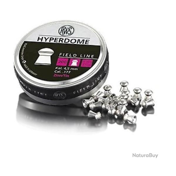 Plombs RWS hyperdome cal.4,5 0.36g 5.5gr par 200