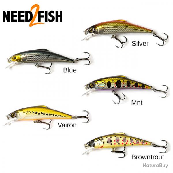 DESTOCKAGE ! Leurre Need 2 Fish Sultan of Swim 75S Silver