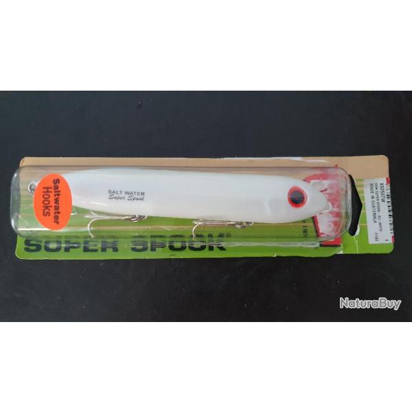 Leurre Heddon Super Spook - 12,5cm TOTAL WHITE