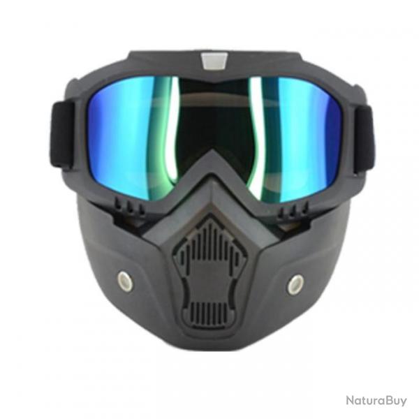 Masque Anti UV Lunettes de Protection Airsoft Lentilles Colors Confortable Paintball Neuf