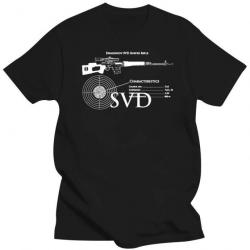 T-shirt SVD Dragunov caractéristique - Vert armée