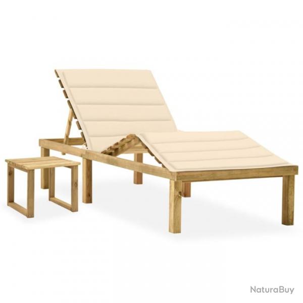 Transat chaise longue bain de soleil lit de jardin terrasse meuble d'extrieur 200 x 70 x (31,5-77)