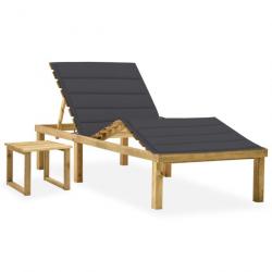 Transat chaise longue bain de soleil lit de jardin terrasse meuble d'extérieur 200 x 70 x (31,5-77)