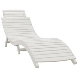 Transat chaise longue bain de soleil lit de jardin terrasse meuble d'extérieur 184 x 55 x 64 cm boi
