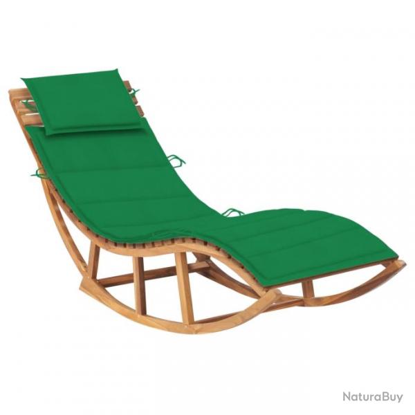 Transat chaise longue bain de soleil lit de jardin terrasse meuble d'extrieur  bascule 180 cm ave