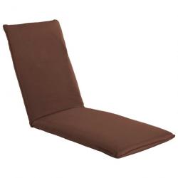 Transat chaise longue bain de soleil lit de jardin terrasse meuble d'extérieur pliable tissu oxford
