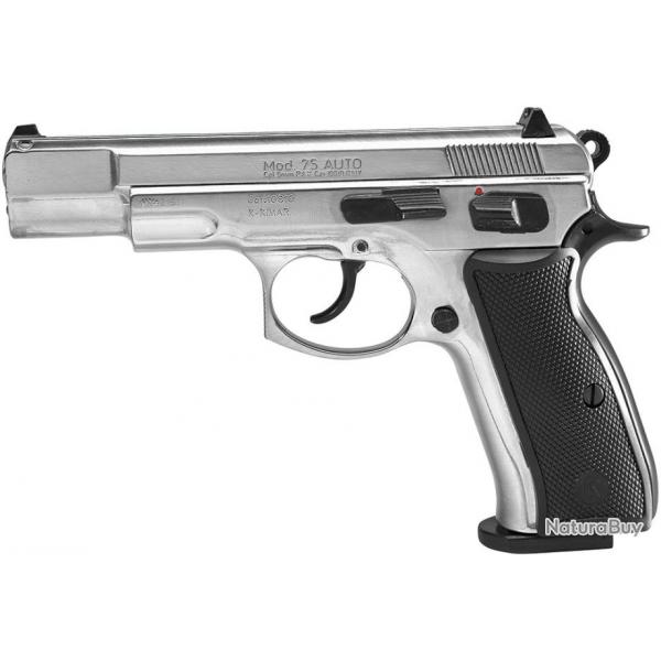 Pistolet alarme Kimar CZ75 cal.9mm pak Nickel