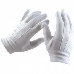 Gants blancs de cérémonie S Blanc