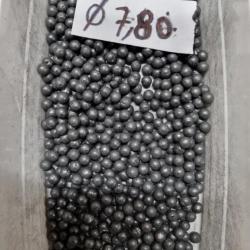 1,7kg chevrotine diamètre 7,80