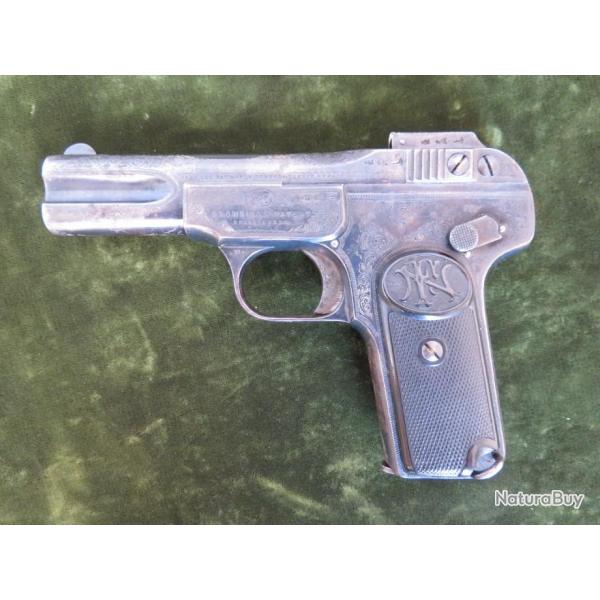 Superbe pistolet Browning 1900 grav