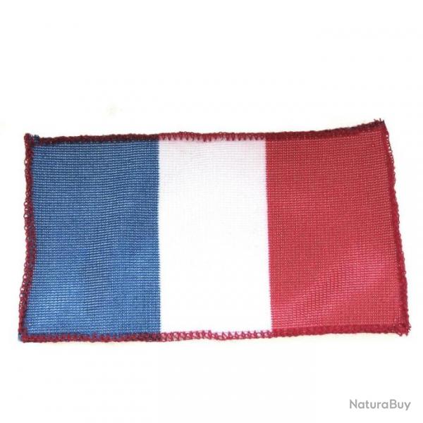 Petit drapeau Francais tricolore  d'epaule dimension 12 cm x 7 cm  ref bo 161