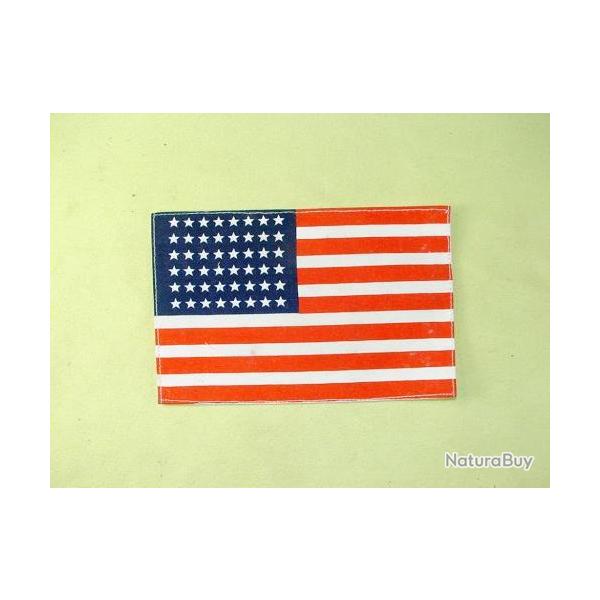 Drapeau de manche pour veste parachutiste US 39/45  15cm x 10cm rf bo 161