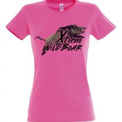 Tee shirt sanglier rose XTREM WILDBOAR