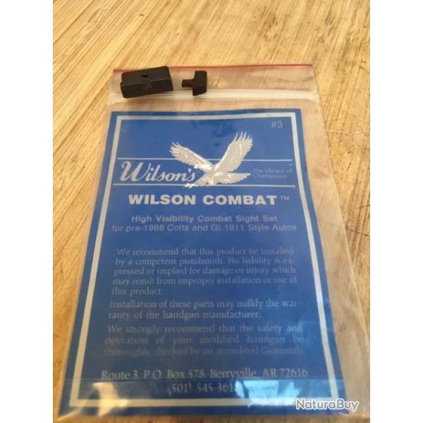 Visee match Colt 1911 Wilson Combat