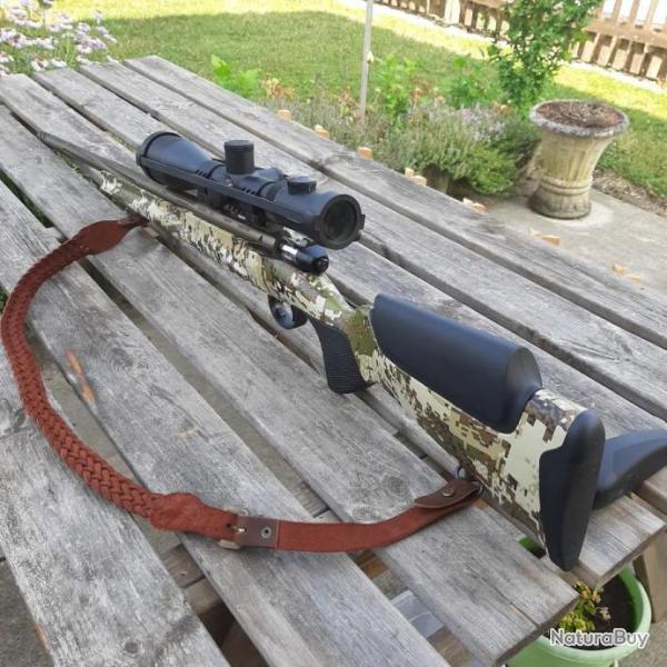 franchi horizon varmint camo calibre 308 win canon lourd flut de 61 cm avec frein de bouche