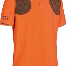 Polo Hubert Marron ou Orange Club Interchasse XL Marron