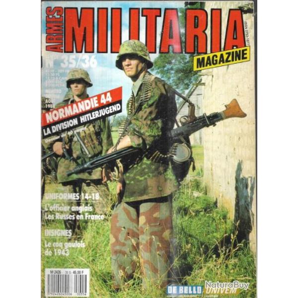 Militaria Magazine 35-36 puis diteur , la division hitlerjugend normandie 44 , brigades russes