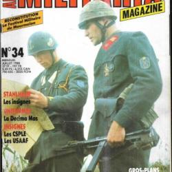 Militaria Magazine 34 épuisé éditeur sahariens de la légion, insignes tissus usaaf 4, décima mas,