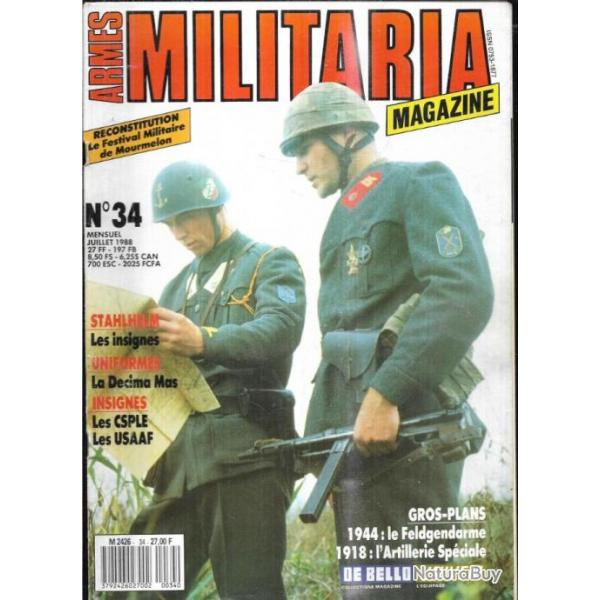 Militaria Magazine 34 puis diteur sahariens de la lgion, insignes tissus usaaf 4, dcima mas,