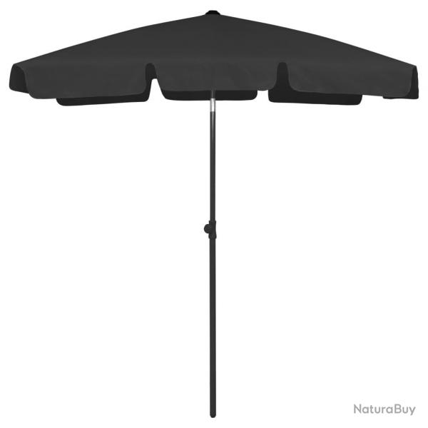 Parasol de plage 180 x 120 cm noir 02_0008401