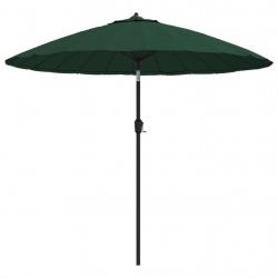 Parasol d'extérieur avec mât en aluminium 270 cm vert 02_0008224