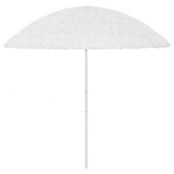Parasol de plage hawaii 300 cm blanc 02_0008387