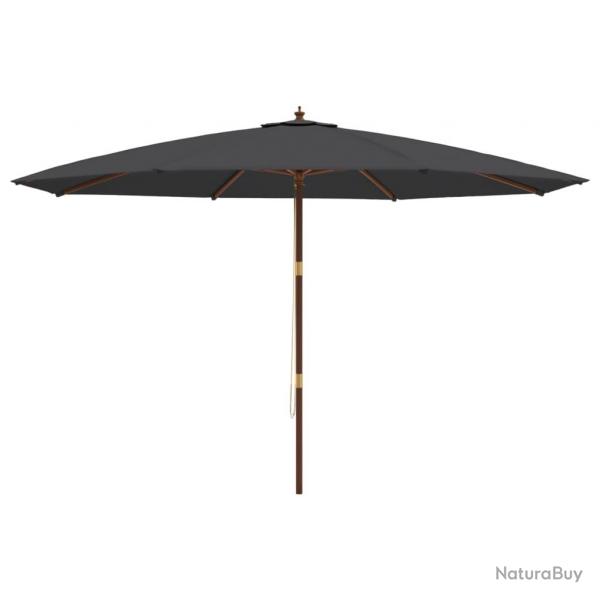 Parasol de jardin avec mt en bois 400 x 273 cm noir 02_0008346