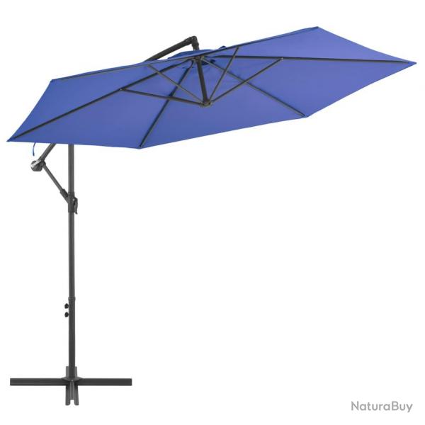 Parasol dport avec mt en aluminium 300 cm bleu 02_0008479