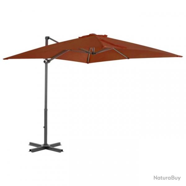 Parasol dport avec mt en aluminium 250 x 250 cm orange 02_0008504