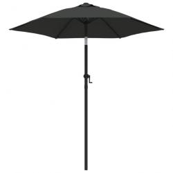 Parasol extérieur 200 x 211 cm aluminium anthracite 02_0008040