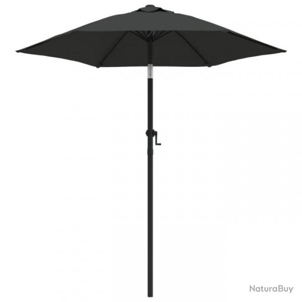 Parasol extrieur 200 x 211 cm aluminium anthracite 02_0008040