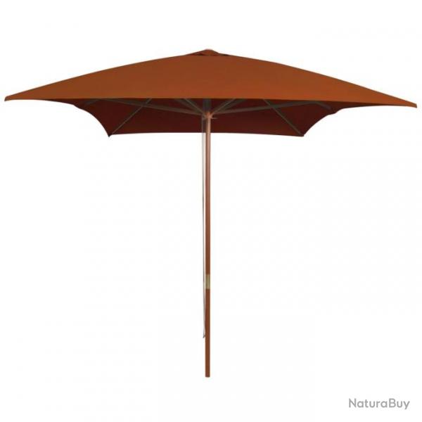Parasol d'extrieur avec mt en bois 200 x 300 cm orange 02_0008261