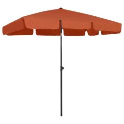 Parasol de plage 200 x 125 cm orange 02_0008408