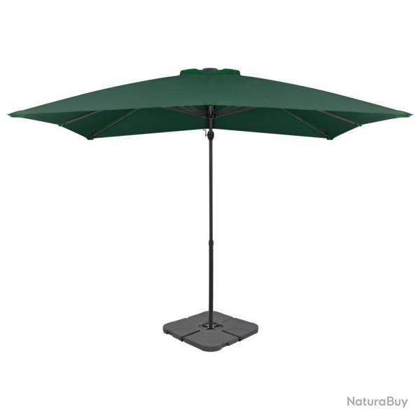 Parasol avec base portable 2,5 x 2,5 cm vert 02_0008062