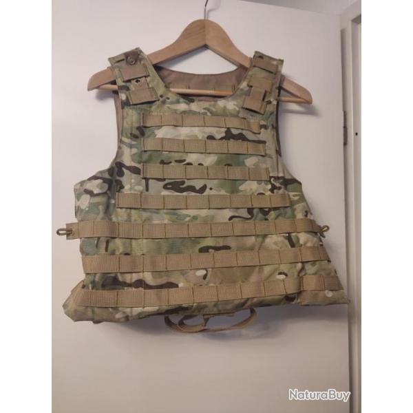 Gilet militaire tactique airsoft paintball - SABLE STORM / CAMOUFLAGE - tat neuf