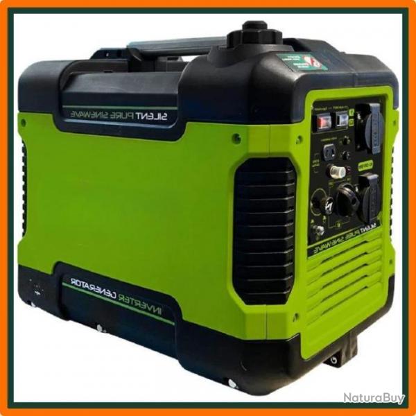 Groupe lectrogne  essence 2200W - Systme Eco Speed Control - Vert - Livraison gratuite et rapide