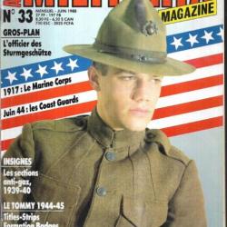 Militaria Magazine 33 épuisé éditeur ,garand m1 2, dodge story 5, marines en france 17-19 ,