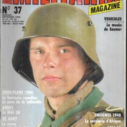 Militaria Magazine 37 épuisé éditeur ,mas 36, stahlhelm 15-18 4, musée blindés saumur, cartouchières