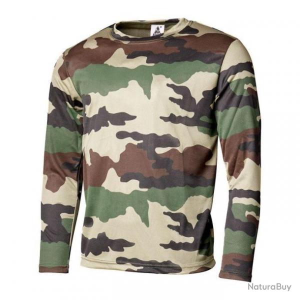 TEE SHIRT EASY CLIM manches  longues camouflage CE